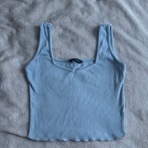 Green-Grey Summer Tank Top